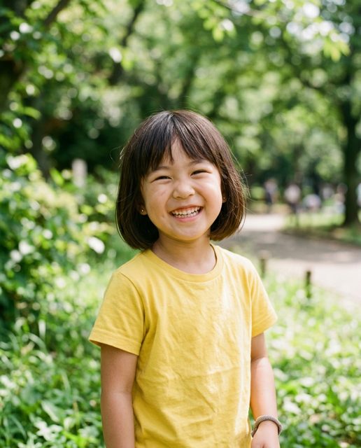 6歳の女の子の写真