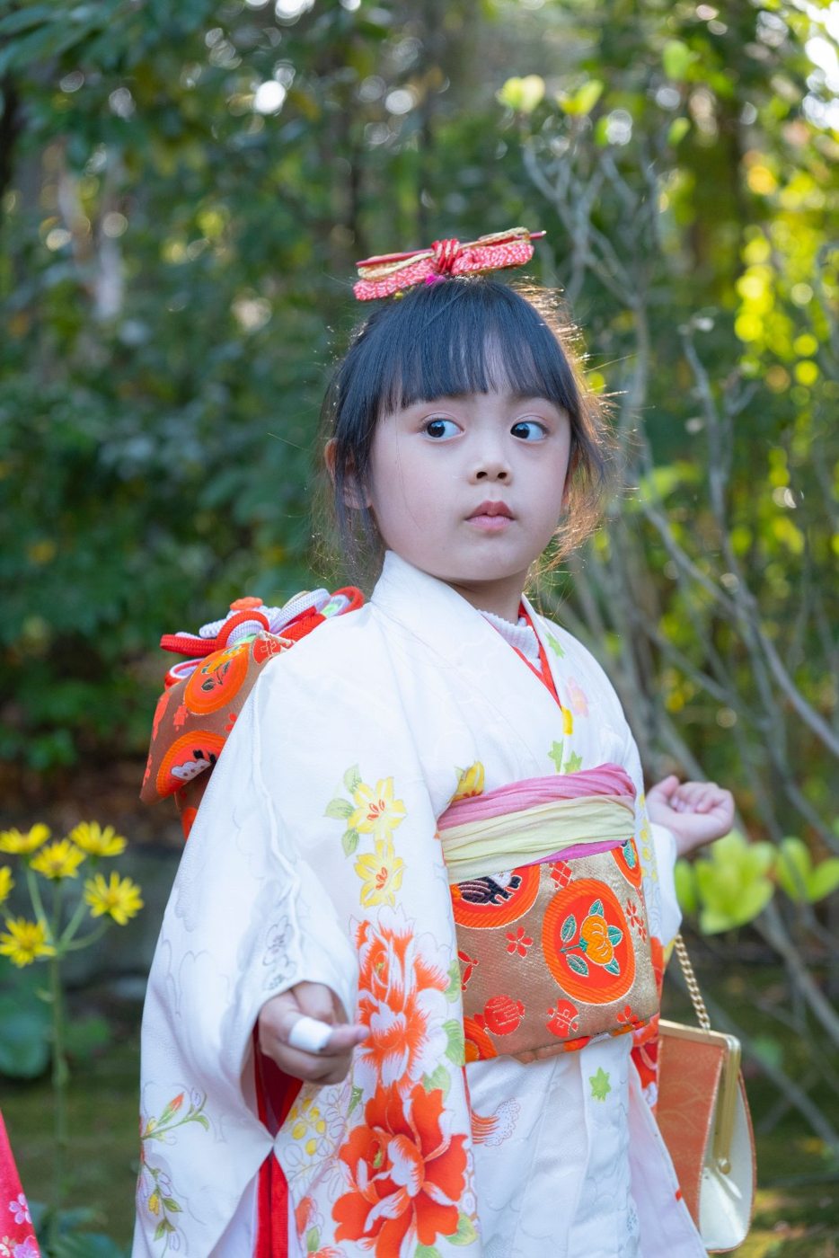 着物を着た女の子の写真