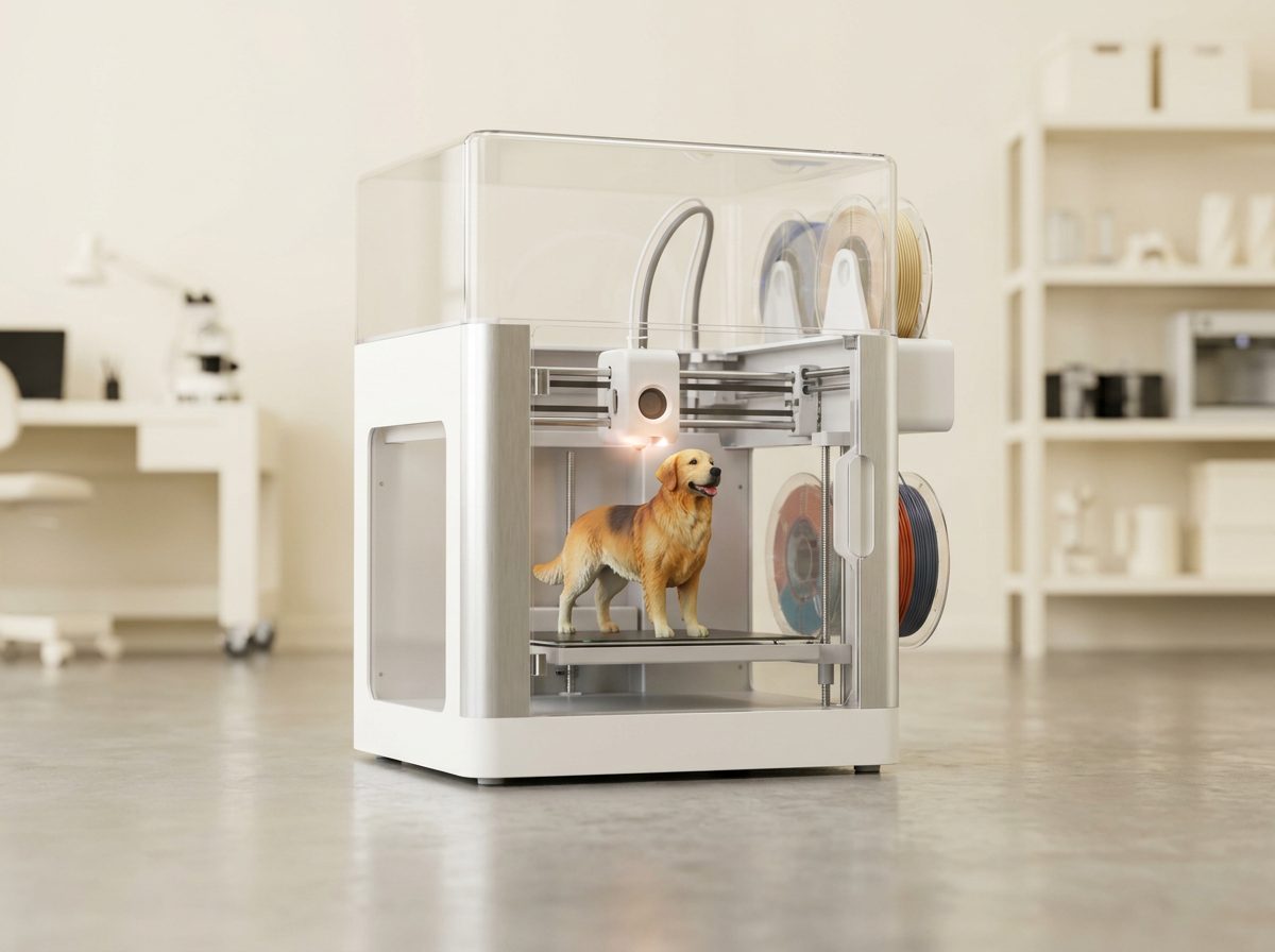 フルカラー3Dプリンターでの造形風景